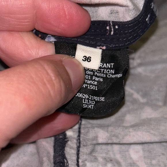 Isabel Marant women’s Liliko wrap skirt size 36 US size 4 purple white - Picture 7 of 9